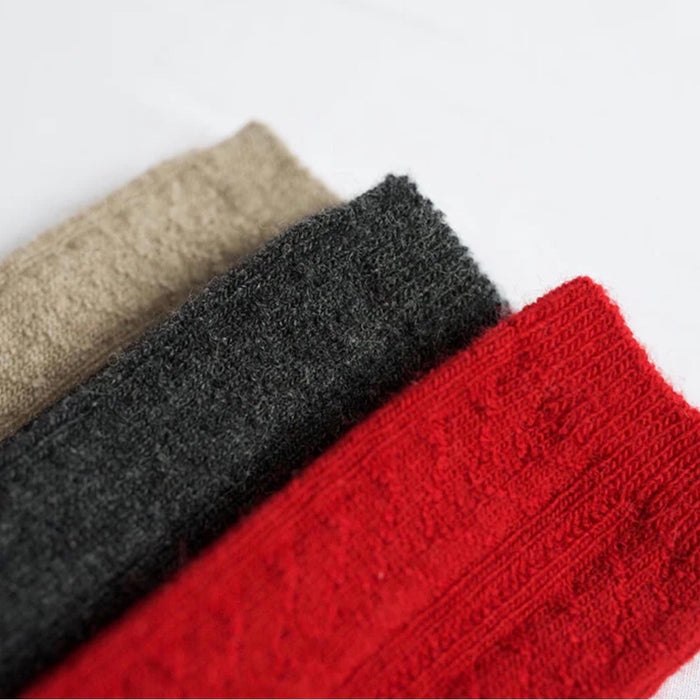 Nishiguchi Kutsushita Alpaca Wool Socks | Beige | Small Only