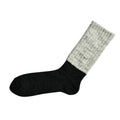 Nishiguchi Kutsushita Mohair Wool Pile Socks | Light Gray