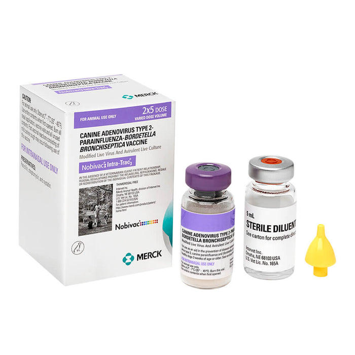 Nobivac Intra - Trac 3 Intranasal Dog Vaccine - SHVB - 2 x 5 Dose - 7