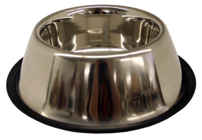 Non - Tip Stainless Steel Bowl, Spaniel Style, 32 oz - 010CL-WSSW-5 - Stainless Steel - 32 oz Spaniel Style - 1