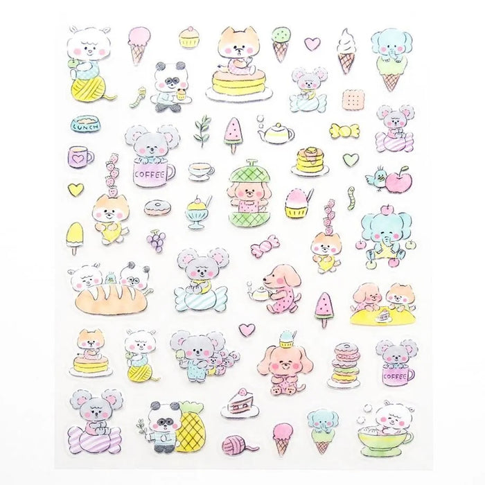 Noriyuki Echigawa Oyatsu and Animals Stickers
