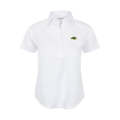 North Dakota State Women's Cap Sleeve Semi Spread Polo White