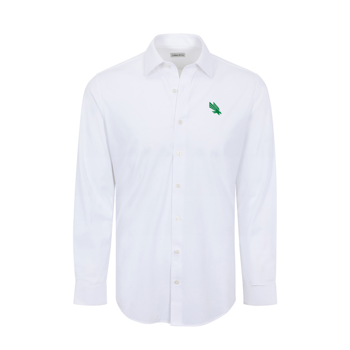 North Texas Apex Performance Dress Shirt White