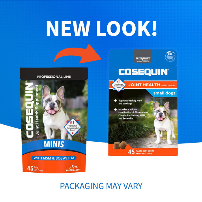 Nutramax Cosequin Mini Plus MSM Professional Line, 45 Soft Chews - 015NM-CQSC45-MSMMP - Brown - 2