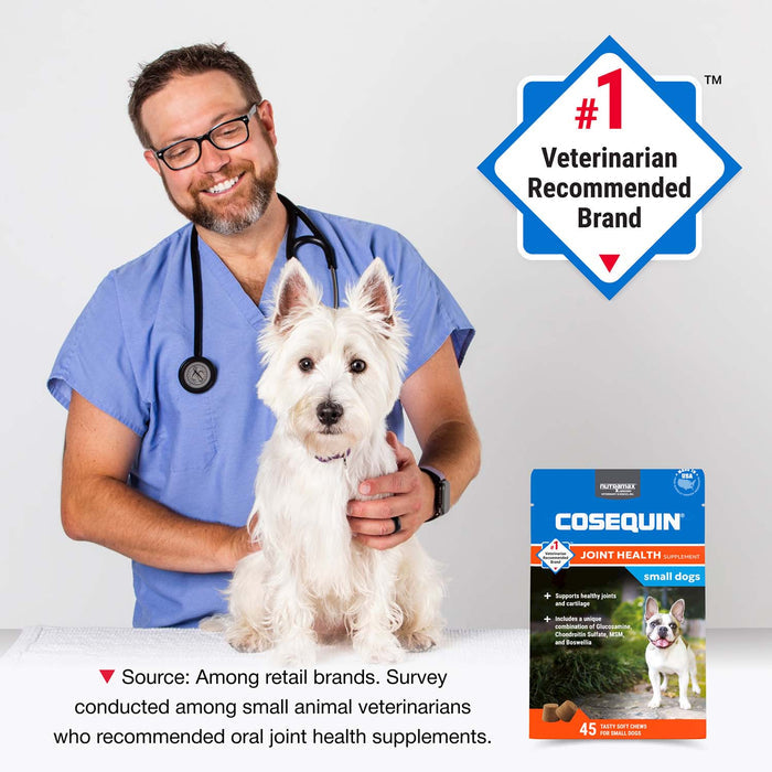Nutramax Cosequin Mini Plus MSM Professional Line, 45 Soft Chews - 015NM-CQSC45-MSMMP - Brown - 3