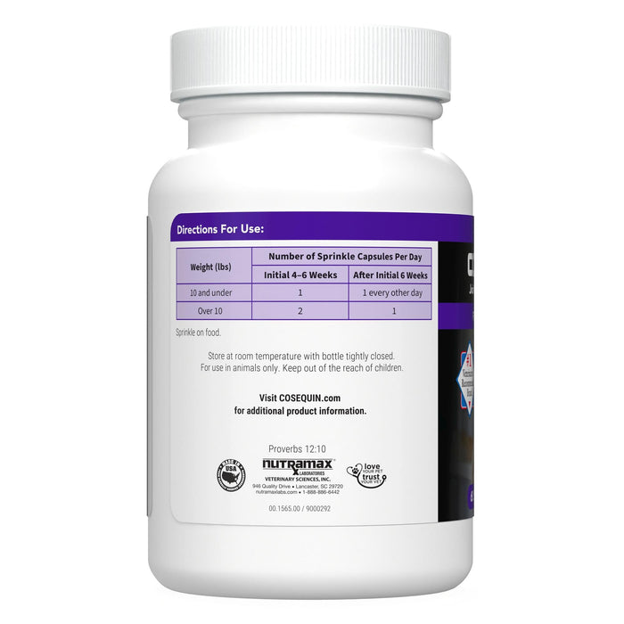 Nutramax Cosequin Senior Joint Health Supplement for Cats, 60 Sprinkle Capsules - 015NM-3000191 - Single Pack - 3