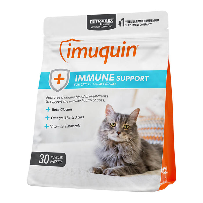 Nutramax Imuquin Immune Health for Cats, 30 Packets - 015NM-3000071-2 - 2 Pack - 4