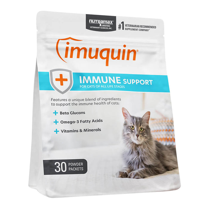 Nutramax Imuquin Immune Health for Cats, 30 Packets - 015NM-3000071-2 - 2 Pack - 5