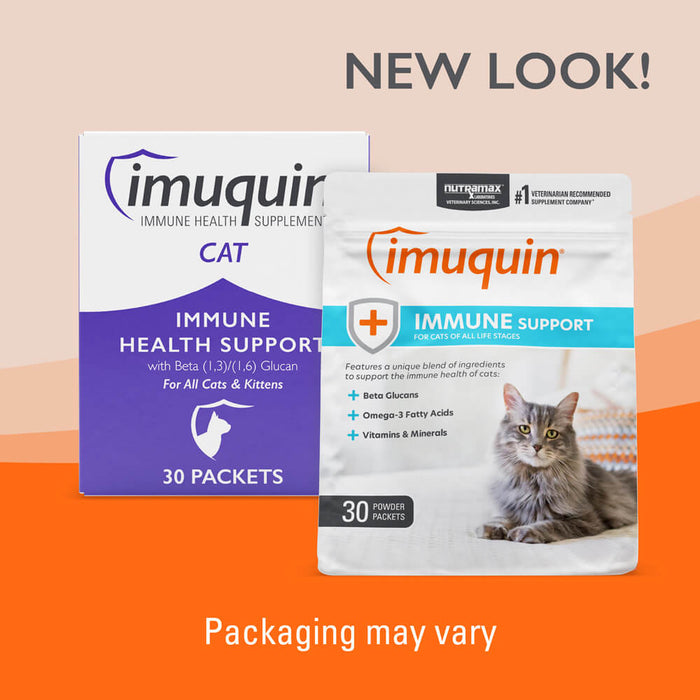 Nutramax Imuquin Immune Health for Cats, 30 Packets - 015NM-3000071 - Single Pack - 8