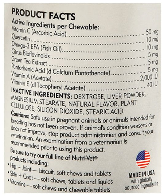 Nutri - Vet Allerg - Eze Canine Chewables - OPAQ - 3