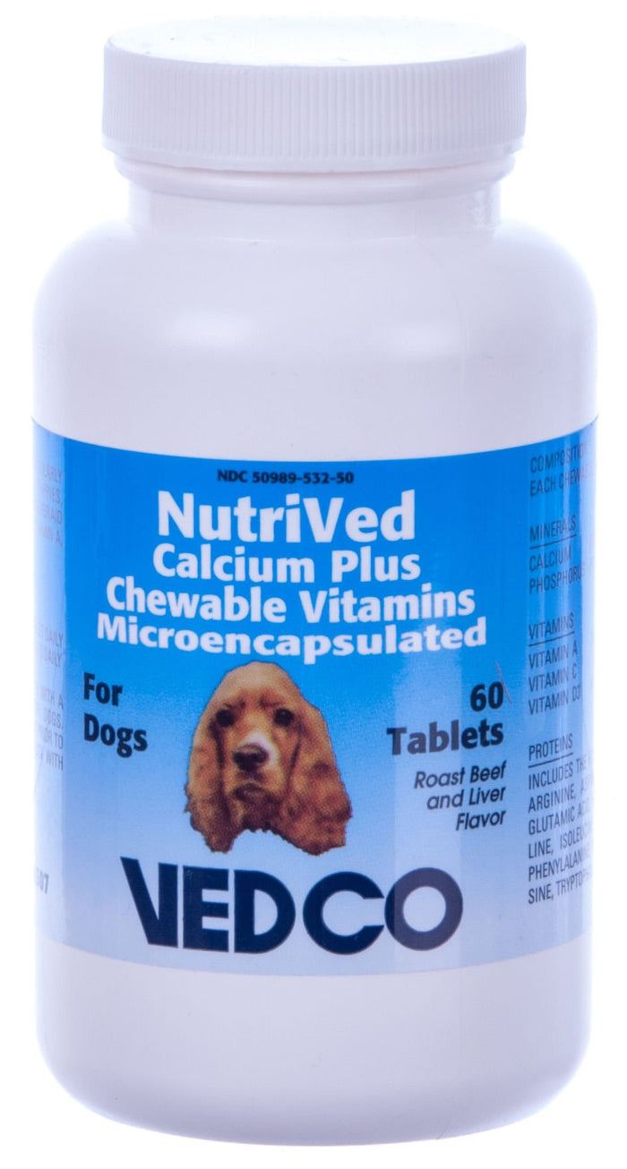 NutriVed Calcium Plus Chewable Tabs for Dogs - 101N1 - 1