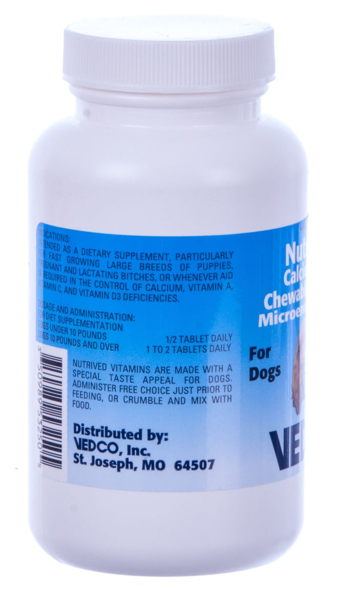NutriVed Calcium Plus Chewable Tabs for Dogs - 101N1 - 3