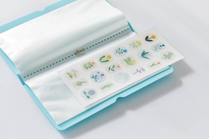 OTONA Sticker File for Sticker Sheets |  Light Blue