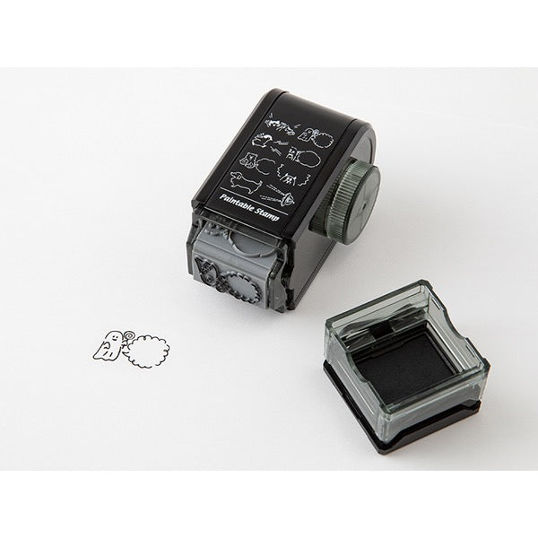 Paintable Rotating Stamp | Animal Speech Bubble