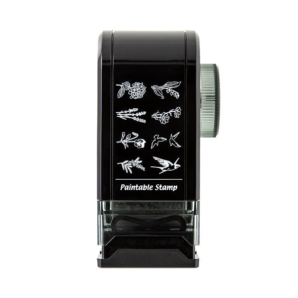 Paintable Rotating Stamp | Flower & Bird