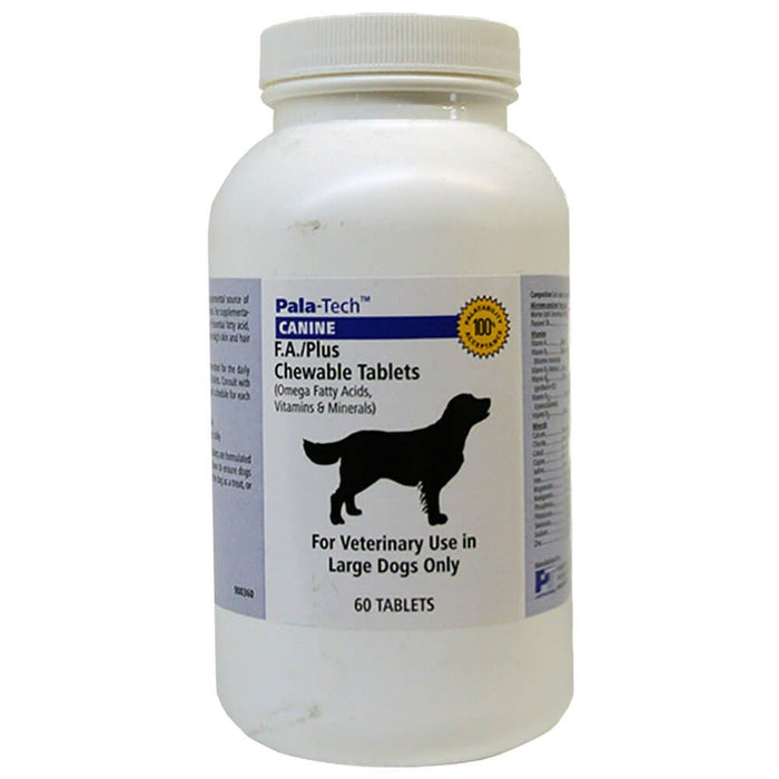 Pala - Tech Canine F.A./Plus For Dogs, 60 Ct - 015PAL02-60L - Large Dogs - 60 Chewable Tablets - 1