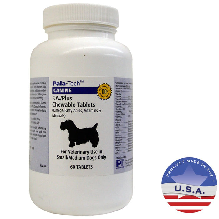 Pala - Tech Canine F.A./Plus For Dogs, 60 Ct - 015PAL02-60S - Small/Medium Dogs - 60 Chewable Tablets - 2