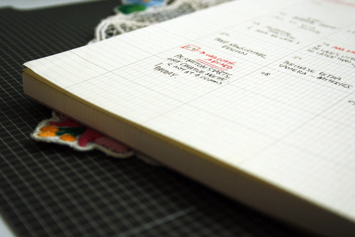 Paperways A4 Desk Notepad Weekly-White