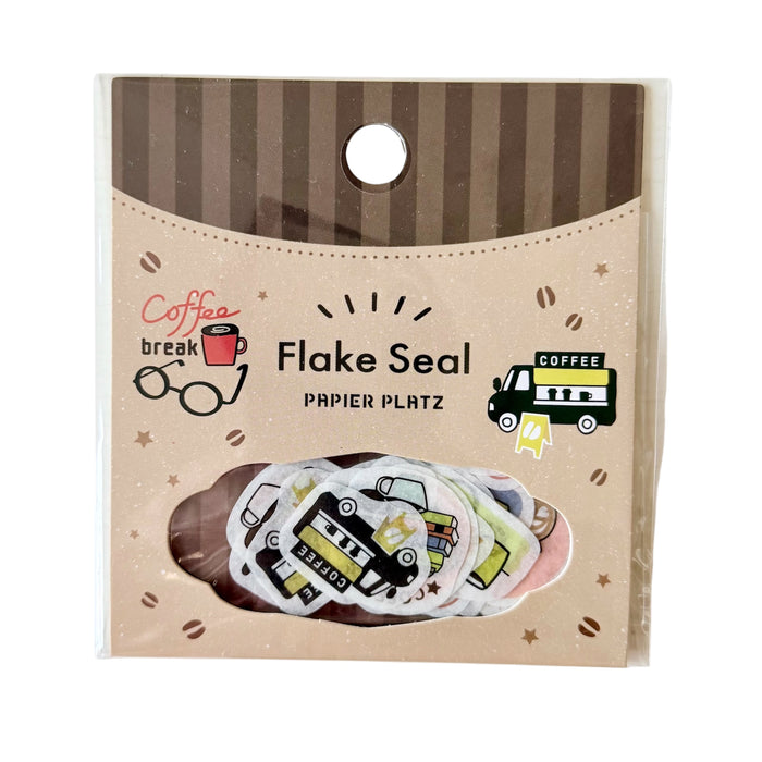 Papier Platz Flake Seal - Coffee Break