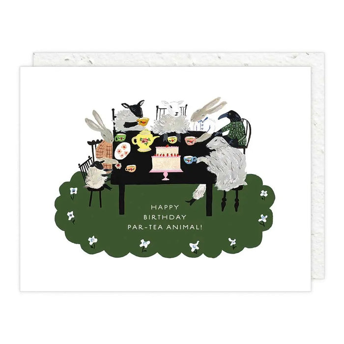 Par-Tea Animal Bday Card