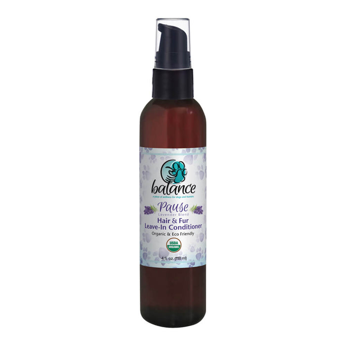 Pause - Organic Hair & Fur Leave - In Conditioner, 4 oz - 013GSP-52706 - Lavender - 4oz - 3