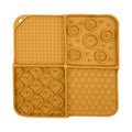 Paw Puzzle Silicone Slow Feeding Mat - NP235 - Orange - Small - 1 - 1