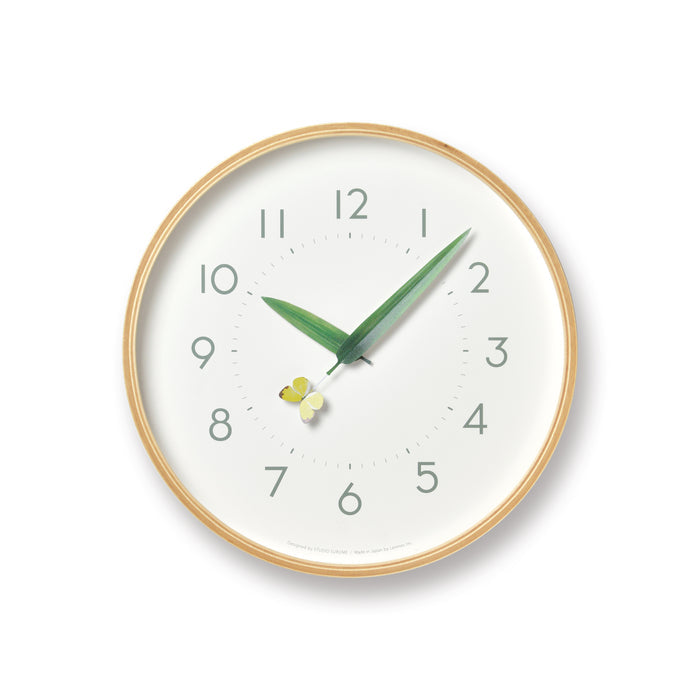 Perch Clock - Monki - Butterfly | Yellow
