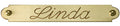 Personalized Engraved Bridle / Saddle Name Plate, Brass - DYAAO - 1