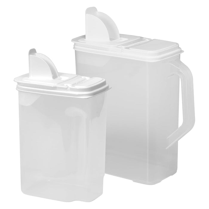 Pet Food Keeper - BU2P - White Lid / Clear Base - 1.6 qt - 1 ct - 3