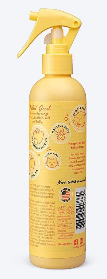 Pet Head Felin' Good Nourishing Cat Deodorant Spray, 10.1 oz - TCANN - 2