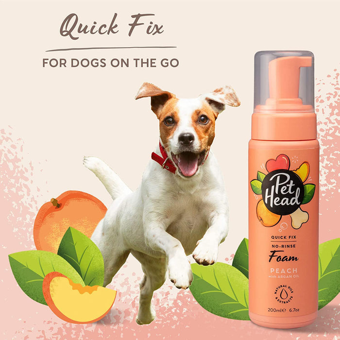 Pet Head Quick Fix Foam, 6.7 oz - TCANC - 6.7oz - Peach - 3