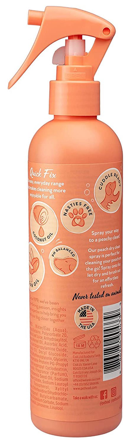 Pet Head Quick Fix Spray, 10.1 oz - TCANB - 10.1oz - Peach - 2