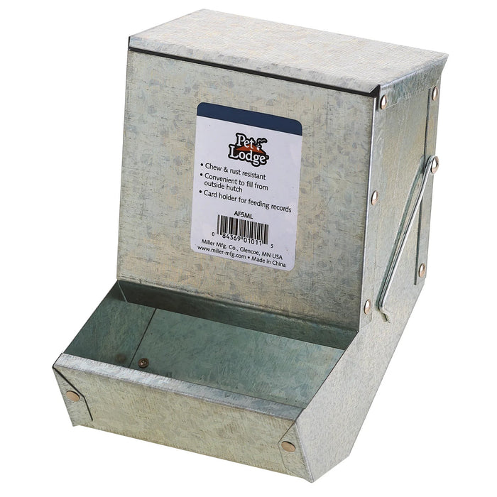 Top Fill Solid Bottom Pellet Feeder - BEF1 - 5"W - 1