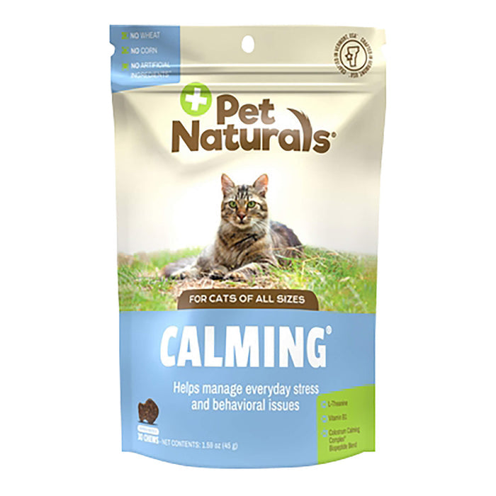 Pet Naturals Calming Chew for Cats, 30 ct - 015PNV-03638 - Chicken Liver - 30 Chews - 1