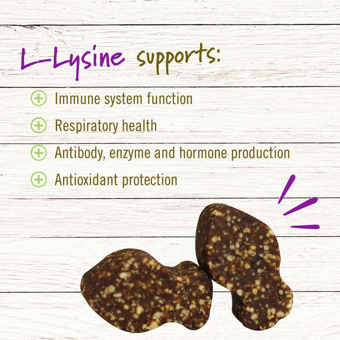 Pet Naturals L - Lysine Chews for Cats, 60 ct - 1ZL1 - Chicken Liver - 60 Chews - 6