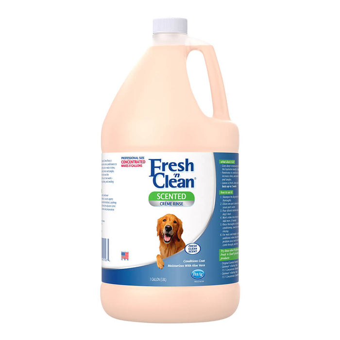 Fresh' n Clean Creme Rinse, Fresh Clean Scent, Gallon - 013TRP-5675 - Pink - Fresh Clean Scent - 1 gallon, Concentrate - 1