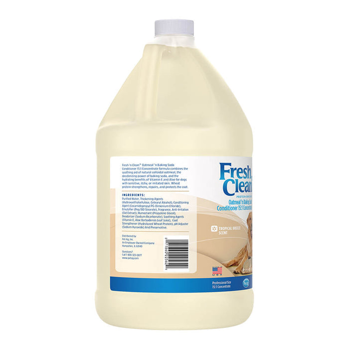 Fresh 'n Clean Oatmeal and Baking Soda Conditioner, 1 Gallon Concentrate - 013TRP-22562 - Tropical Breeze Scent - 1 gallon, 15:1 Concentrate - 2