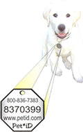Pet*iD Tag Service Plan Pack - 014PETID - Stainless Steel - 1