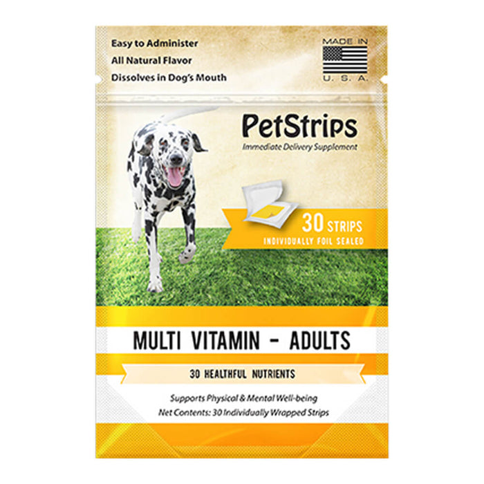 PetStrips Multi Vitamin Adult for Dogs, 30 Strips - 015MUN-21004 - Tan - Chicken - 1