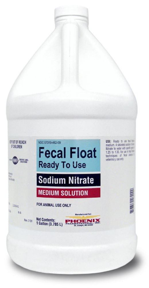 Phoenix Fecal Float, Ready To Use, Sodium Nitrate, 1 Gallon - 014008-RTU - Clear - 1 gallon - 1