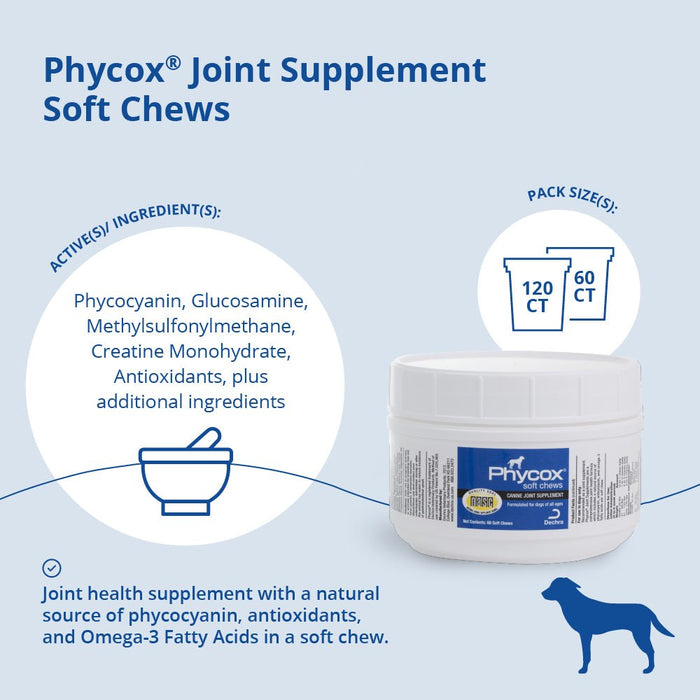 Phycox Canine Joint Support Soft Chews - 015PSPC-08050 - 60 ct - 8