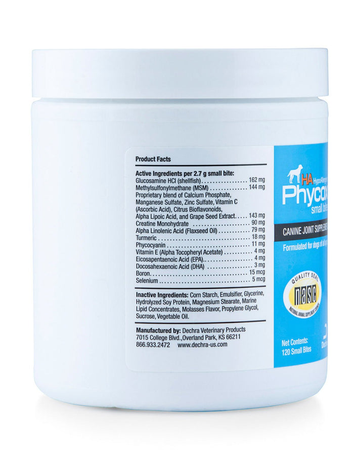Phycox® HA (Hypo - Allergenic) Canine Small Bites, 120 ct - 101AD - 120 count - 3
