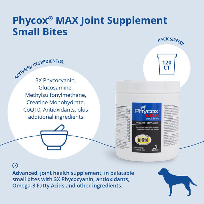 Phycox Max Canine Small Bites, 120 ct - 015PHA-8224 - 3
