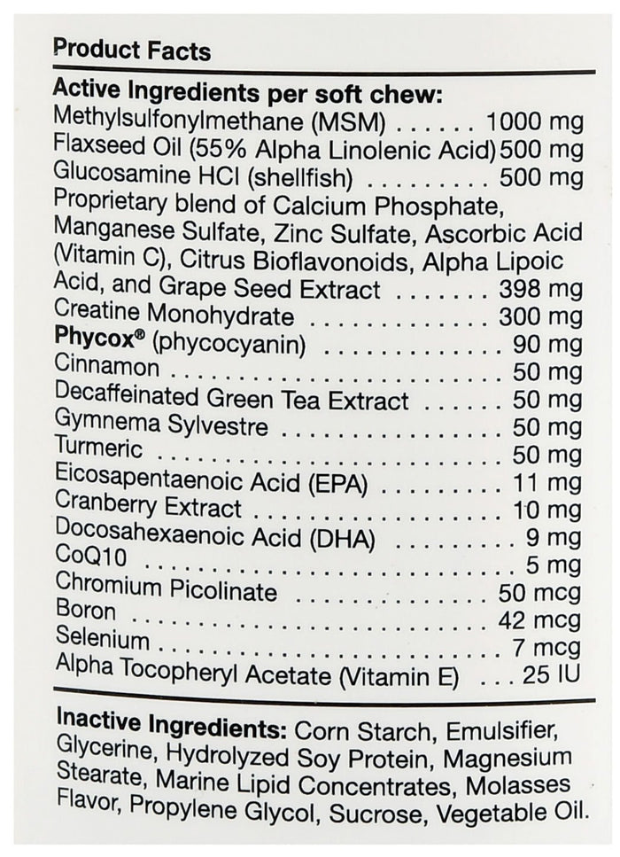 Phycox MAX HA (Hypo - Allergenic) Canine Joint Support Soft Chews, 90 ct - 015PHA-90HA - 3