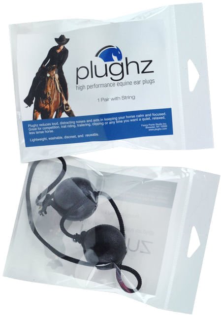 Plughz Equine Ear Plugs with Cord - FPSB - 1