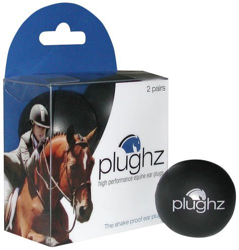 Plughz Equine Ear Plugs - FPS8 - Horse - 2 Pairs - 3