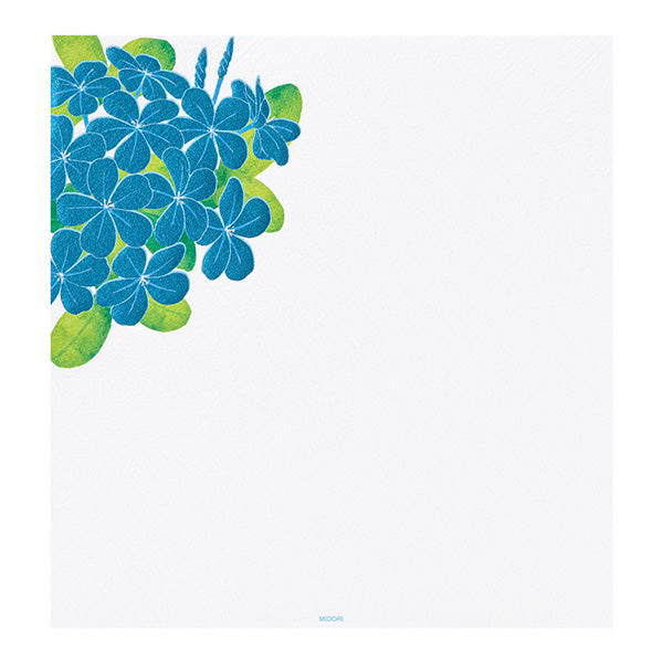 Plumbago Washi Letter Pad