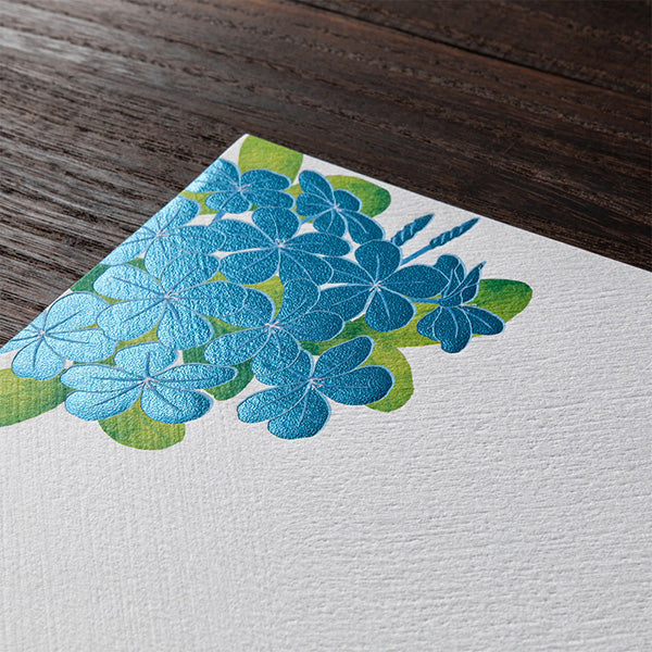 Plumbago Washi Letter Pad