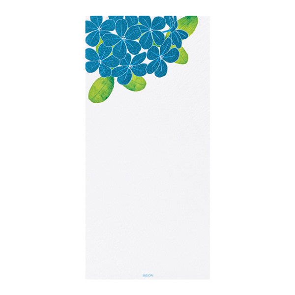 Plumbago Washi Message Pad