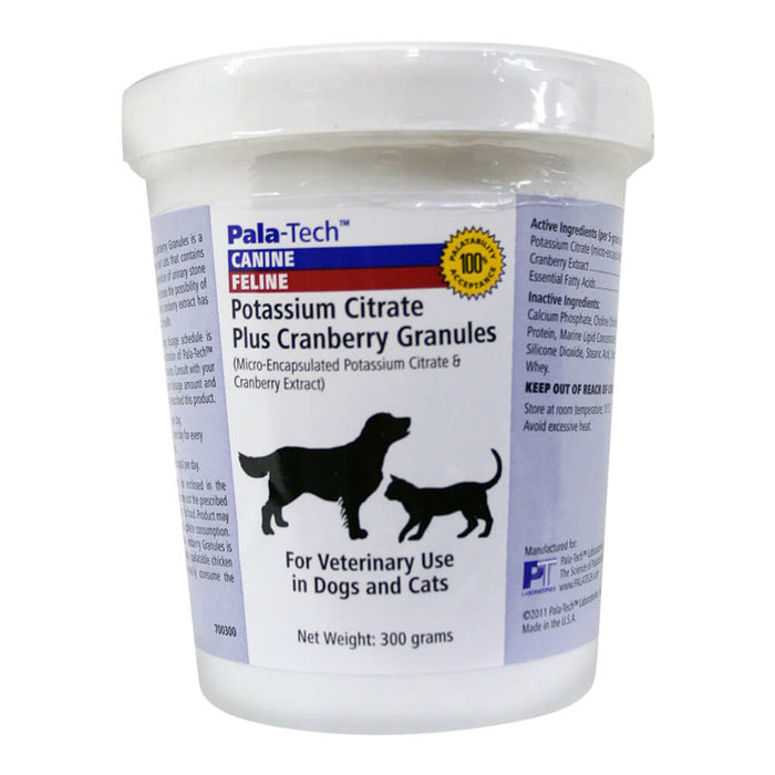 Potassium Citrate Plus Cranberry Granules, 300 Gram Jar - 015PAL02-300 - 300 g - 1